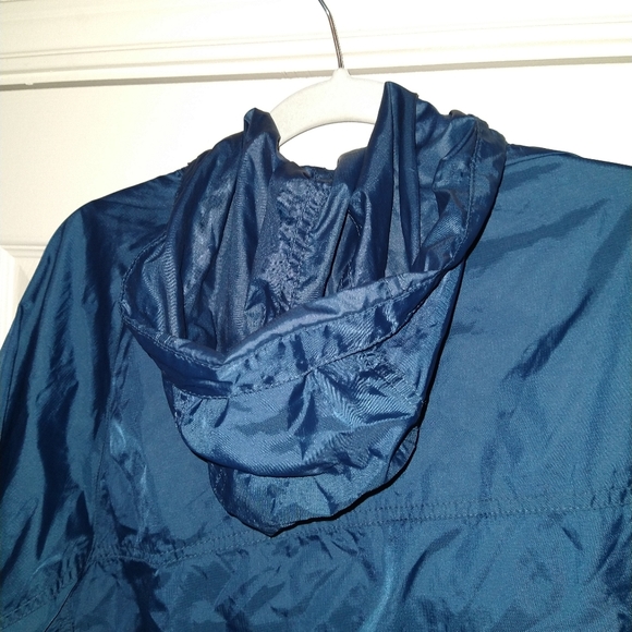 Eddie Bauer Blue Lightweight Full Zip Hooded Jacket Men’s sz 2XL - Picture 5 of 7
